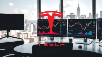 Tesla Aktie - Beitragsbild