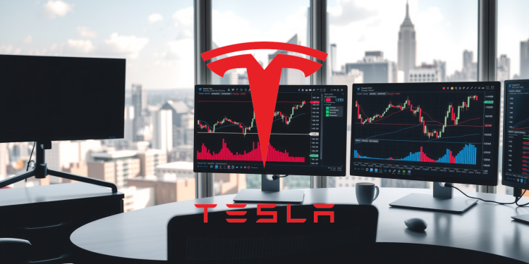 Tesla Aktie - Beitragsbild