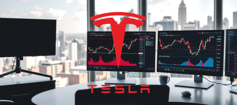 Tesla Aktie - Beitragsbild