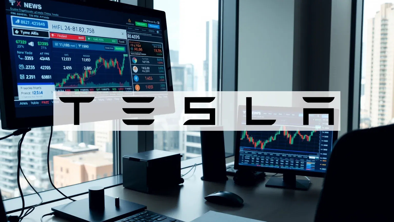Tesla Aktie - Beitragsbild